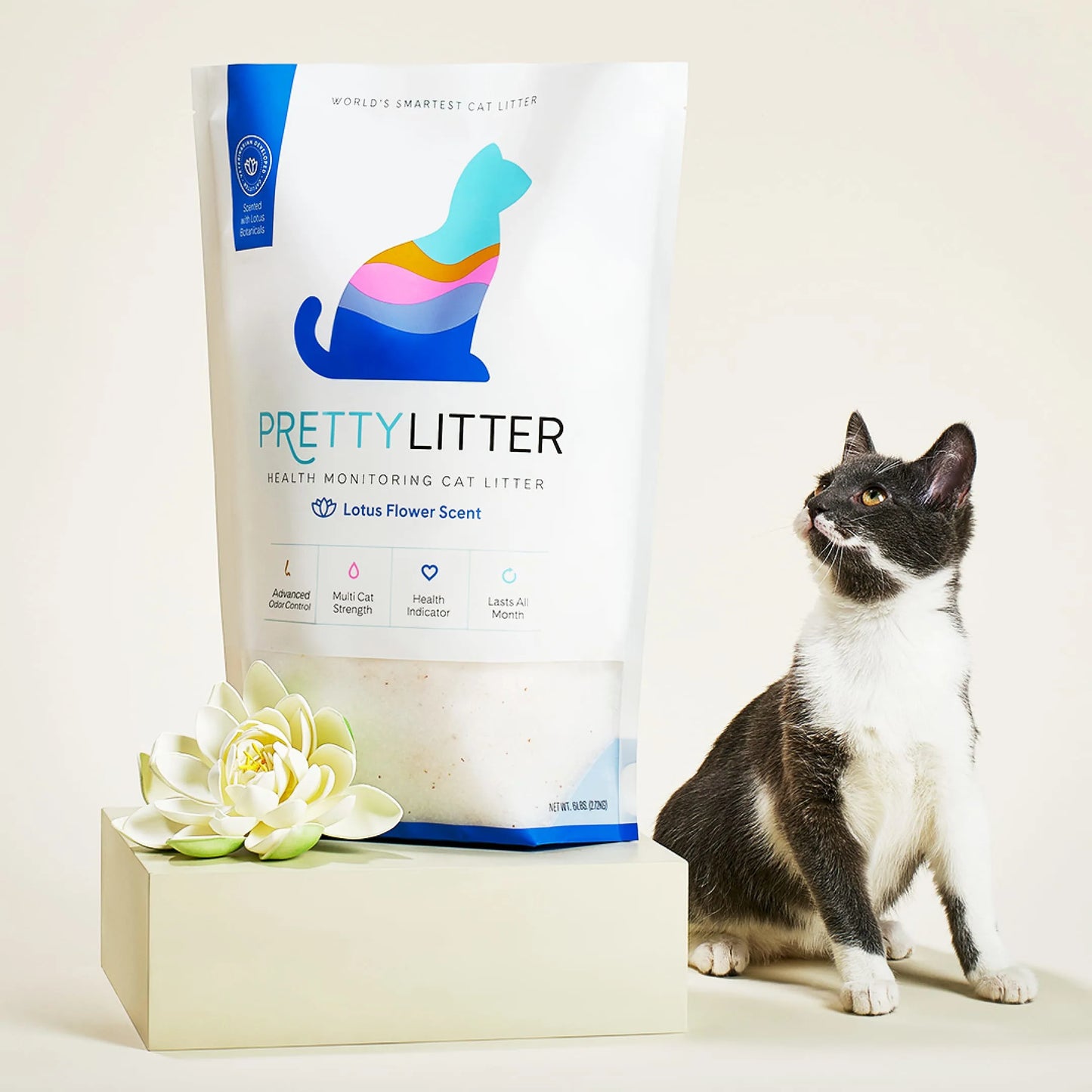 PrettyLitter Health Monitoring Cat Litter That Changes Color